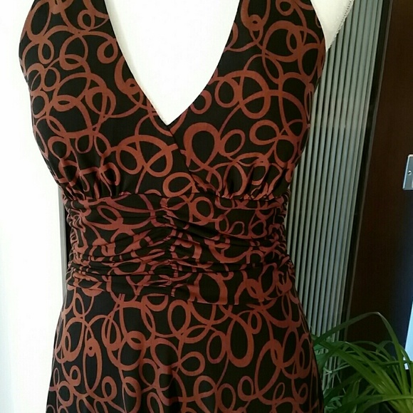 Dress Barn Dresses & Skirts - (Any 3/$15) Black and Brown Halter Dress